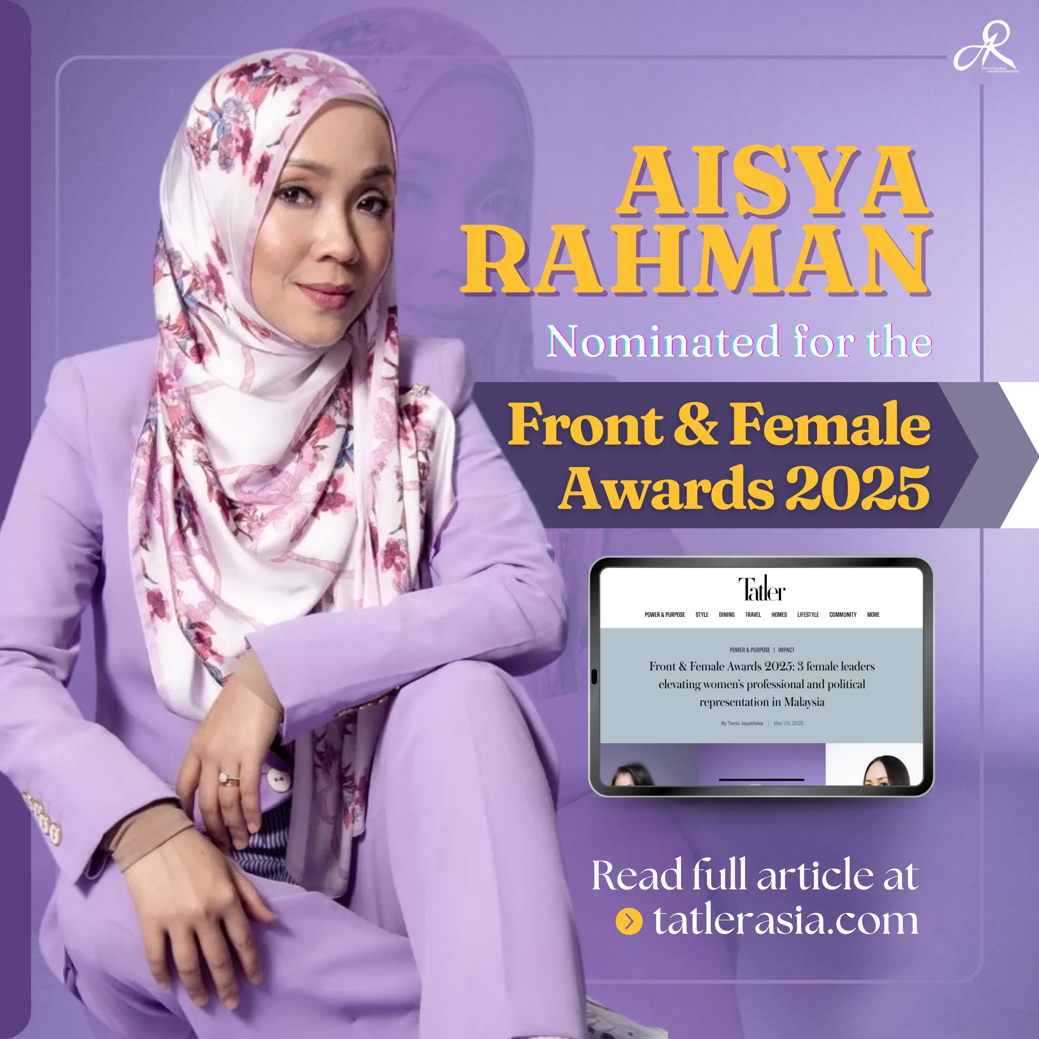 Front & Female Awards 2025