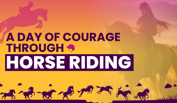 A day of courage through horse riding